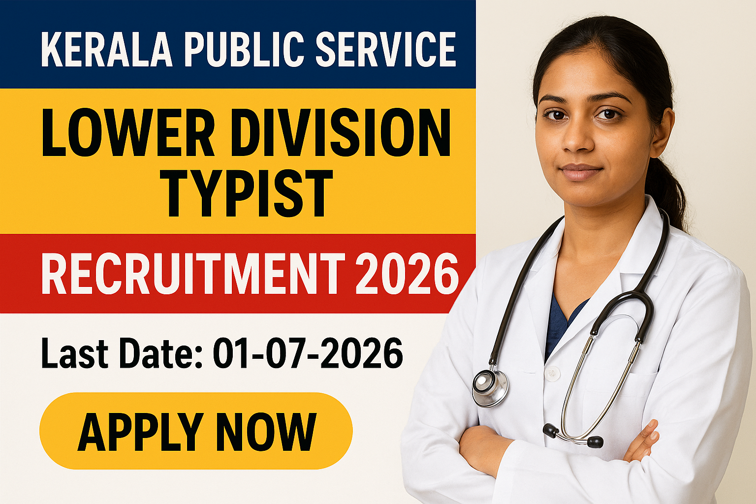 Kerala PSC Recruitment 2026 - Kerala Public Service Commission (Kerala PSC) - Apply Online 2026
