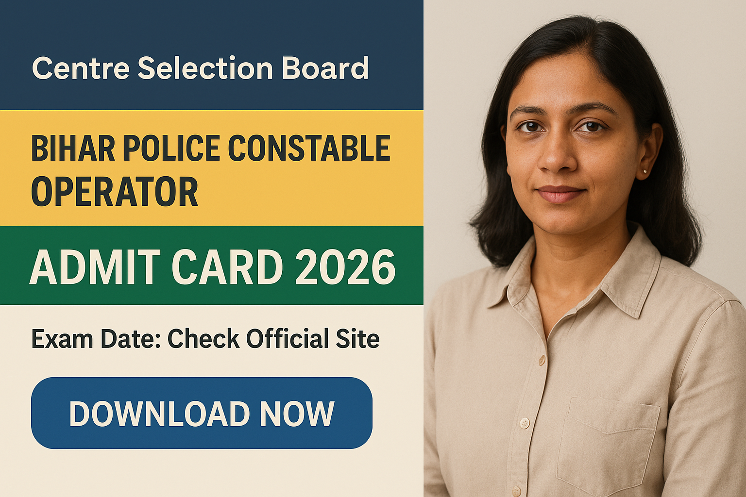 banner bihar police constable operator exam cit