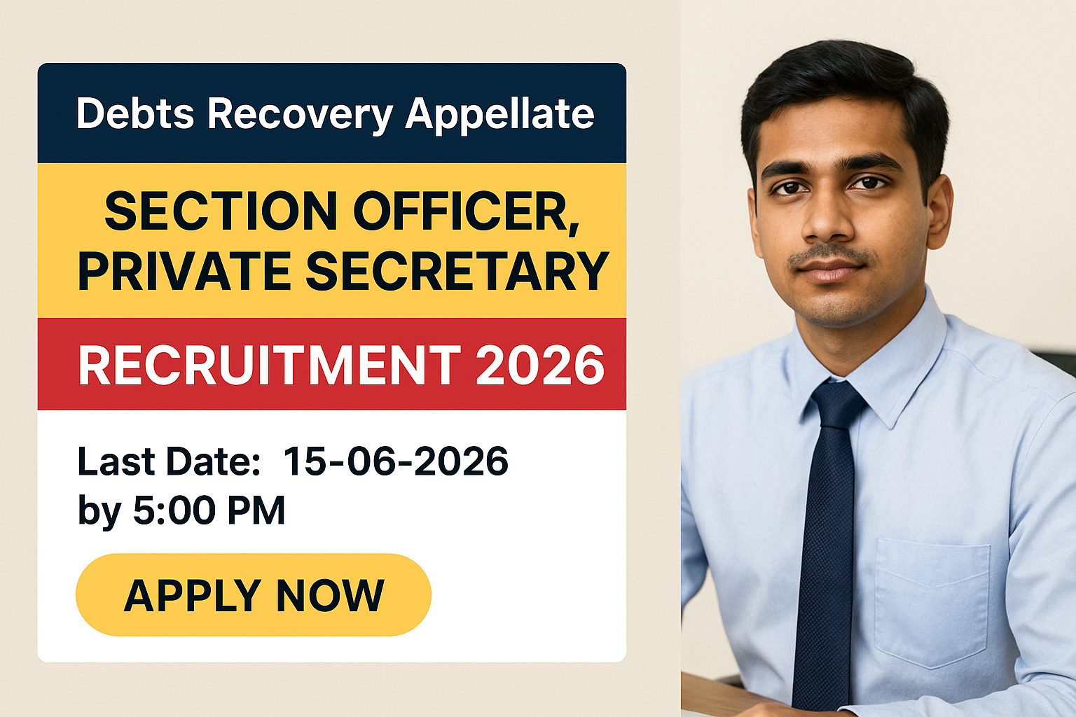 DRAT Mumbai Deputation Recruitment 2026 - Debts Recovery Appellate Tribunal (DRAT), Mumbai - Apply Online 2026