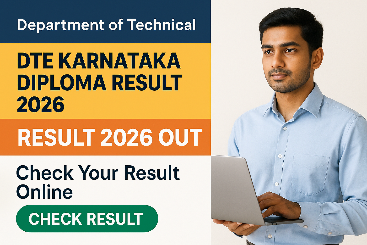 banner dte karnataka diploma result 2026