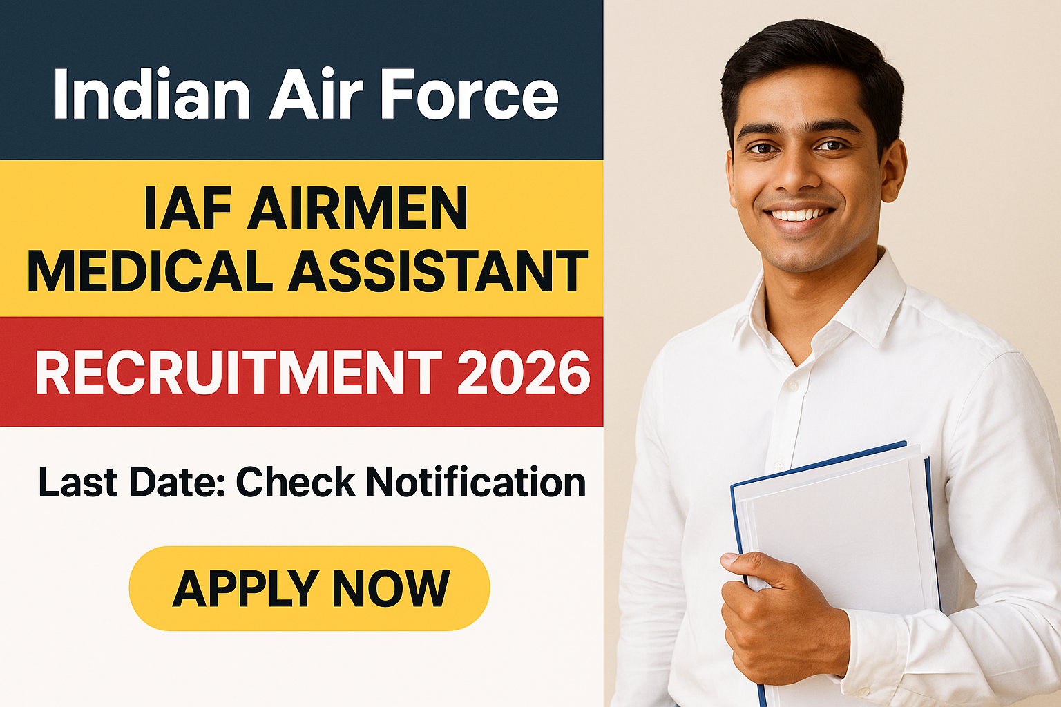 IAF Medical Assistant Recruitment 2026 - Indian Air Force Recruitment 2026