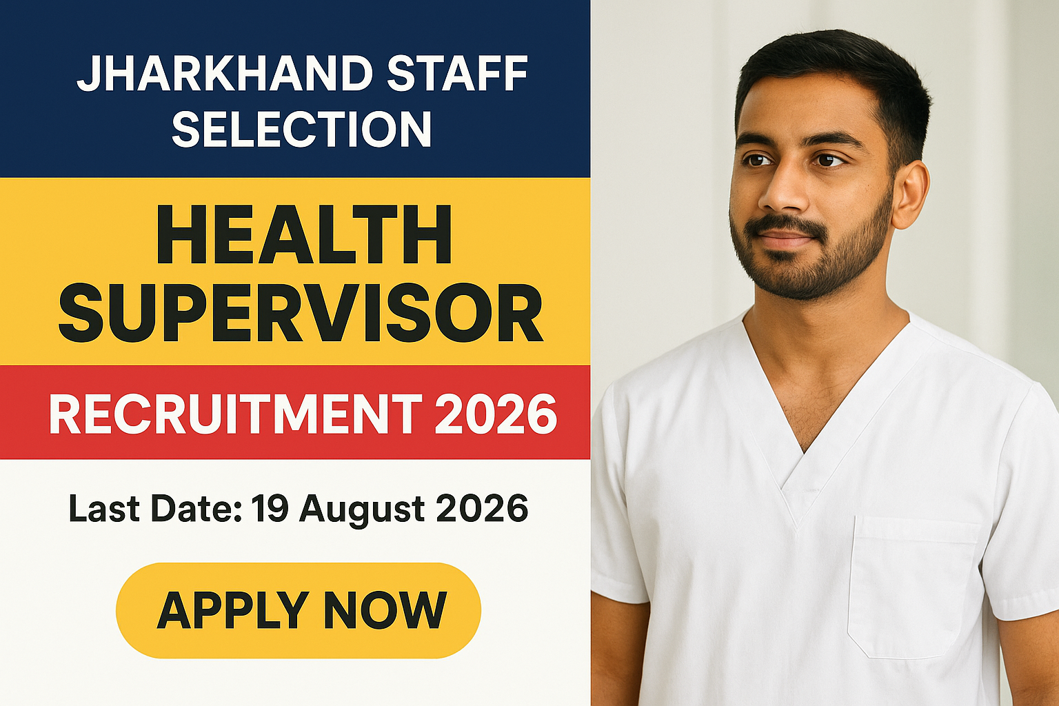 JSSC JILCCE Recruitment 2026 Out - 326 Vacancies Jharkhand Health Supervisor Apply Online