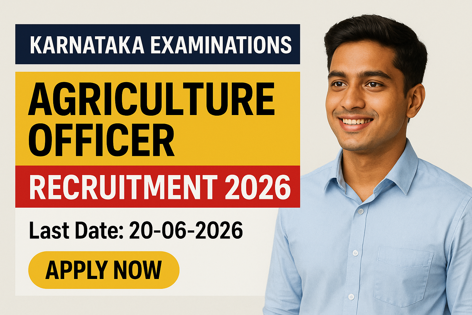 KEA Agriculture Officer Recruitment 2026 - Karnataka Examinations Authority (KEA) - 890 Vacancies