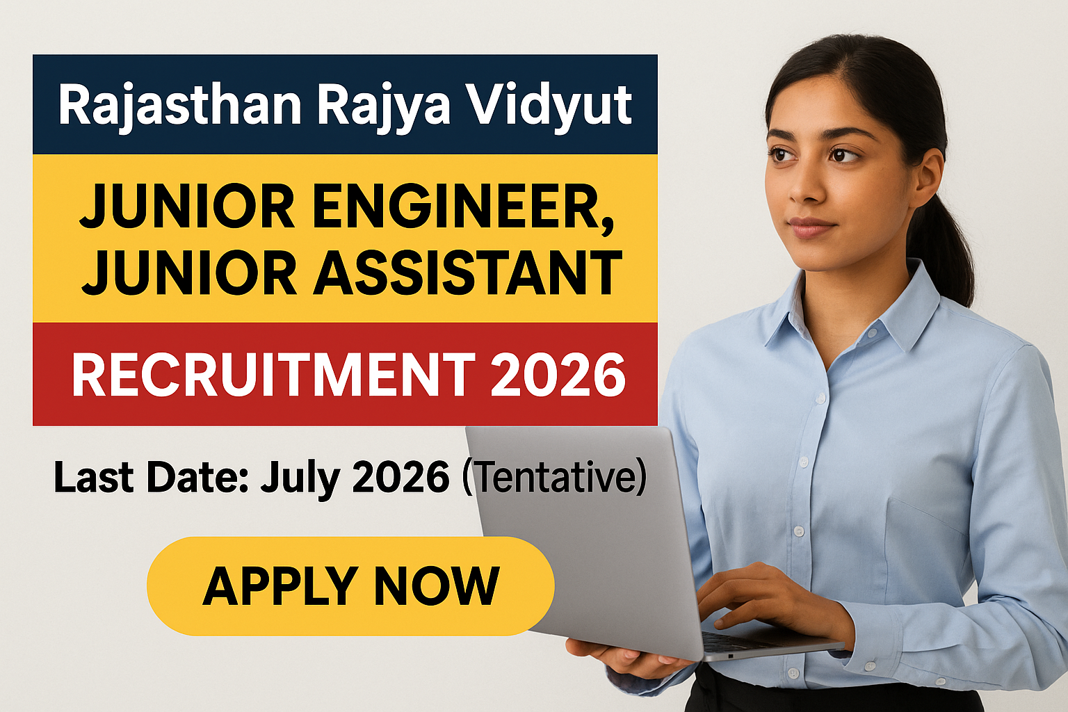 RVUNL Recruitment 2026 - Rajasthan Rajya Vidyut Utpadan Nigam Junior Engineer Accountant Recruitment