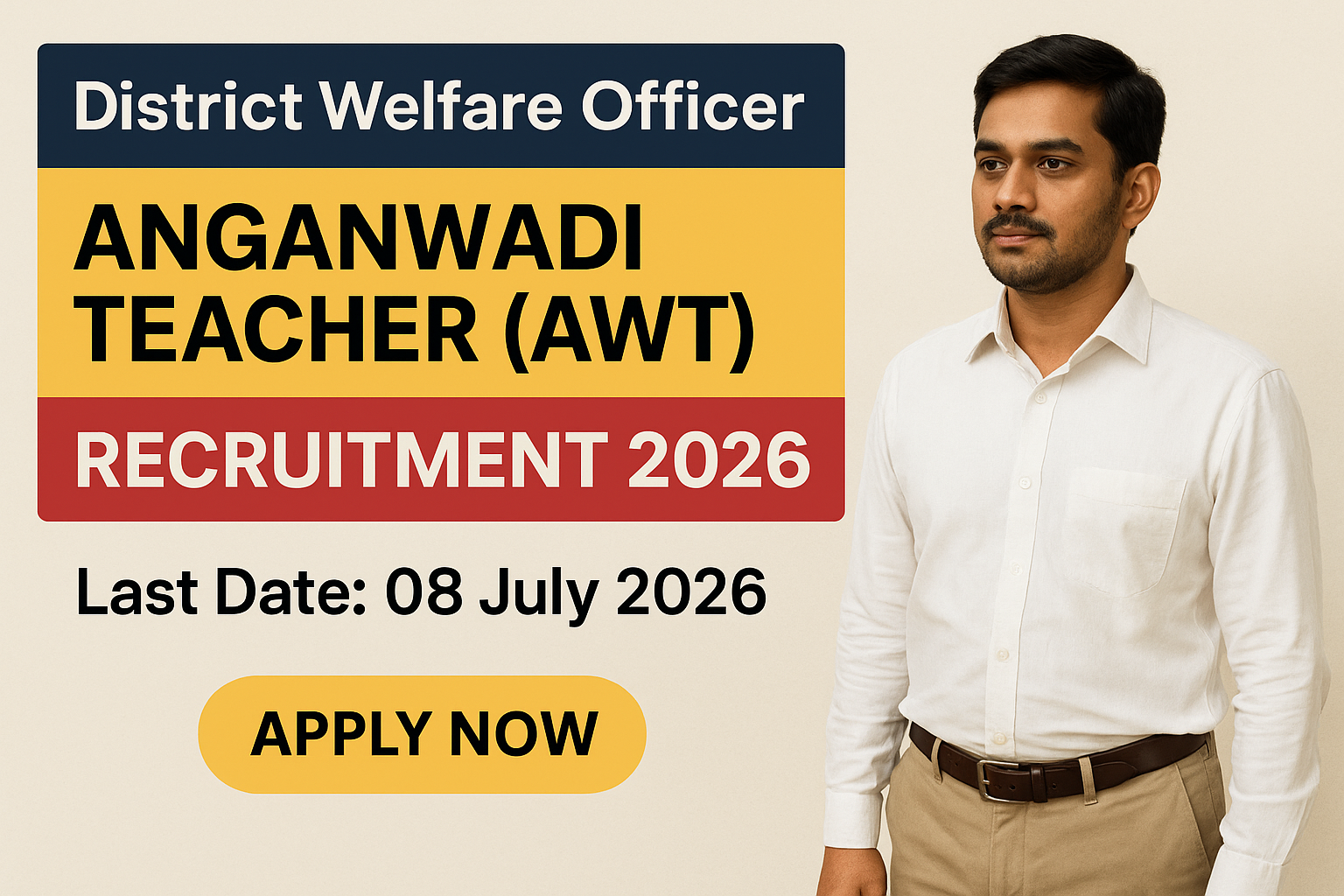 Jogulamba Gadwal Anganwadi Recruitment 2026 – 73 Posts AWT AWH Notification Out Jogulamba Gadwal Anganwadi Recruitment 2026 Out - 73 AWT AWH Posts Telangana Women Apply Online