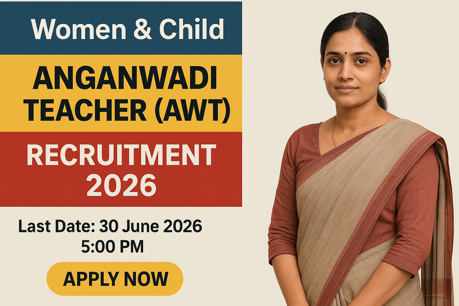 Mahabubnagar Anganwadi Recruitment 2026 - Women & Child Welfare Department, Mahabubnagar Recruitment 2026