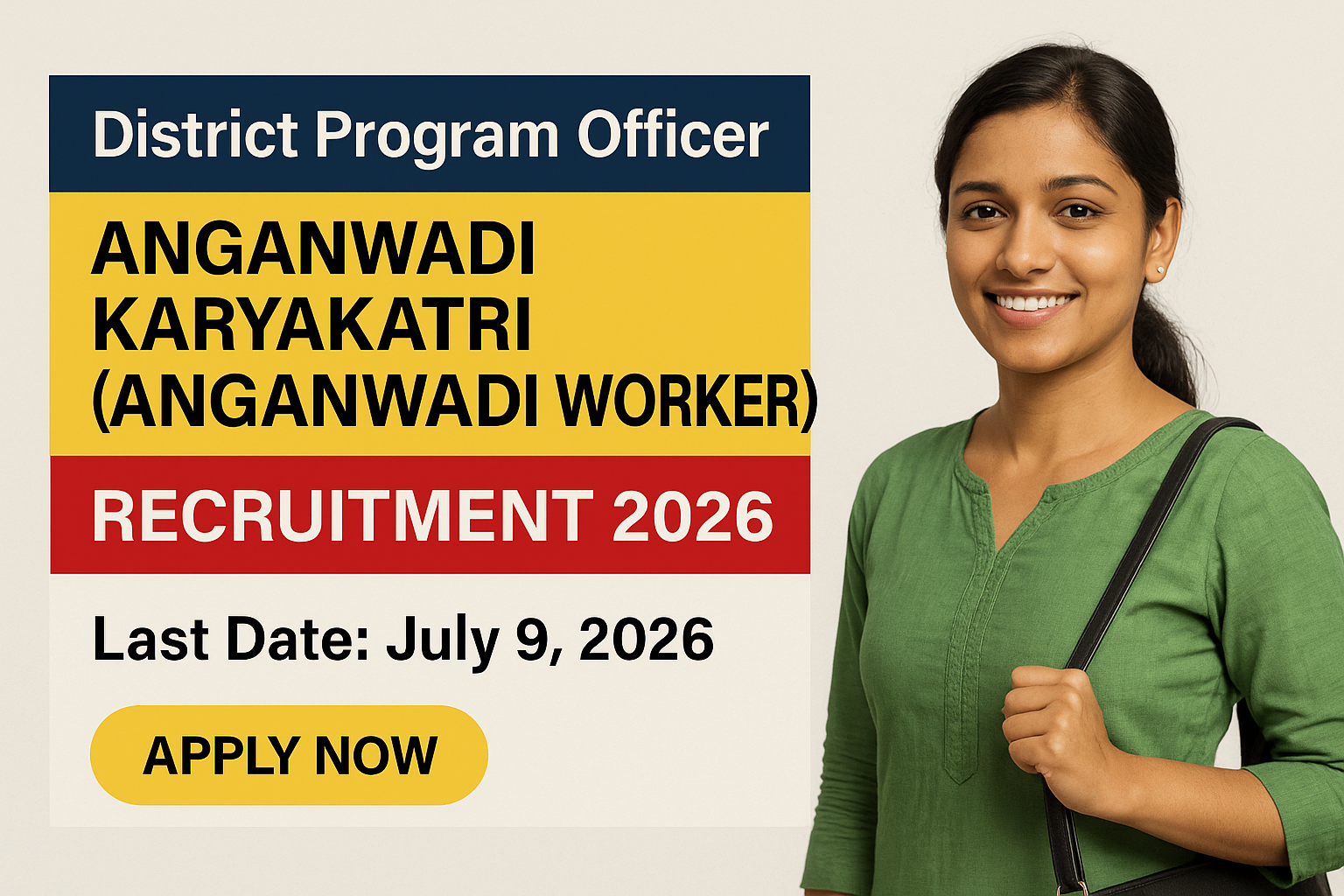 Lalitpur Anganwadi Recruitment 2026 - District Program Officer (Zila Karyakram Adhikari), Lalitpur, Uttar Pradesh Recruitment 2026
