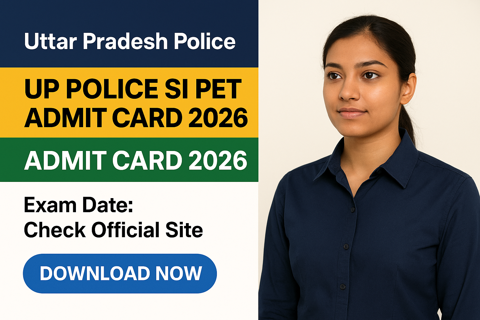 UP Police SI PET Admit Card 2026 Download - UPPRPB Sub Inspector Physical Efficiency Test