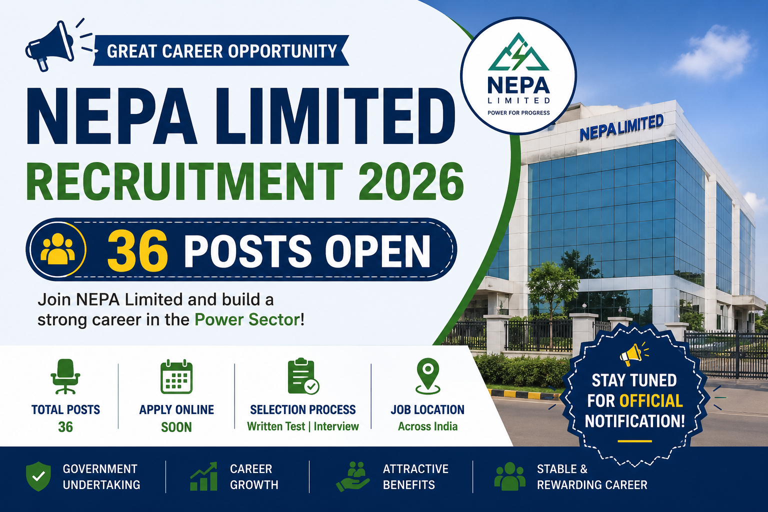 Nepa Limited Recruitment 2026 Out - 36 Posts Shift Engineer DCS Operator Boiler Operator Apply Email by 25 July
