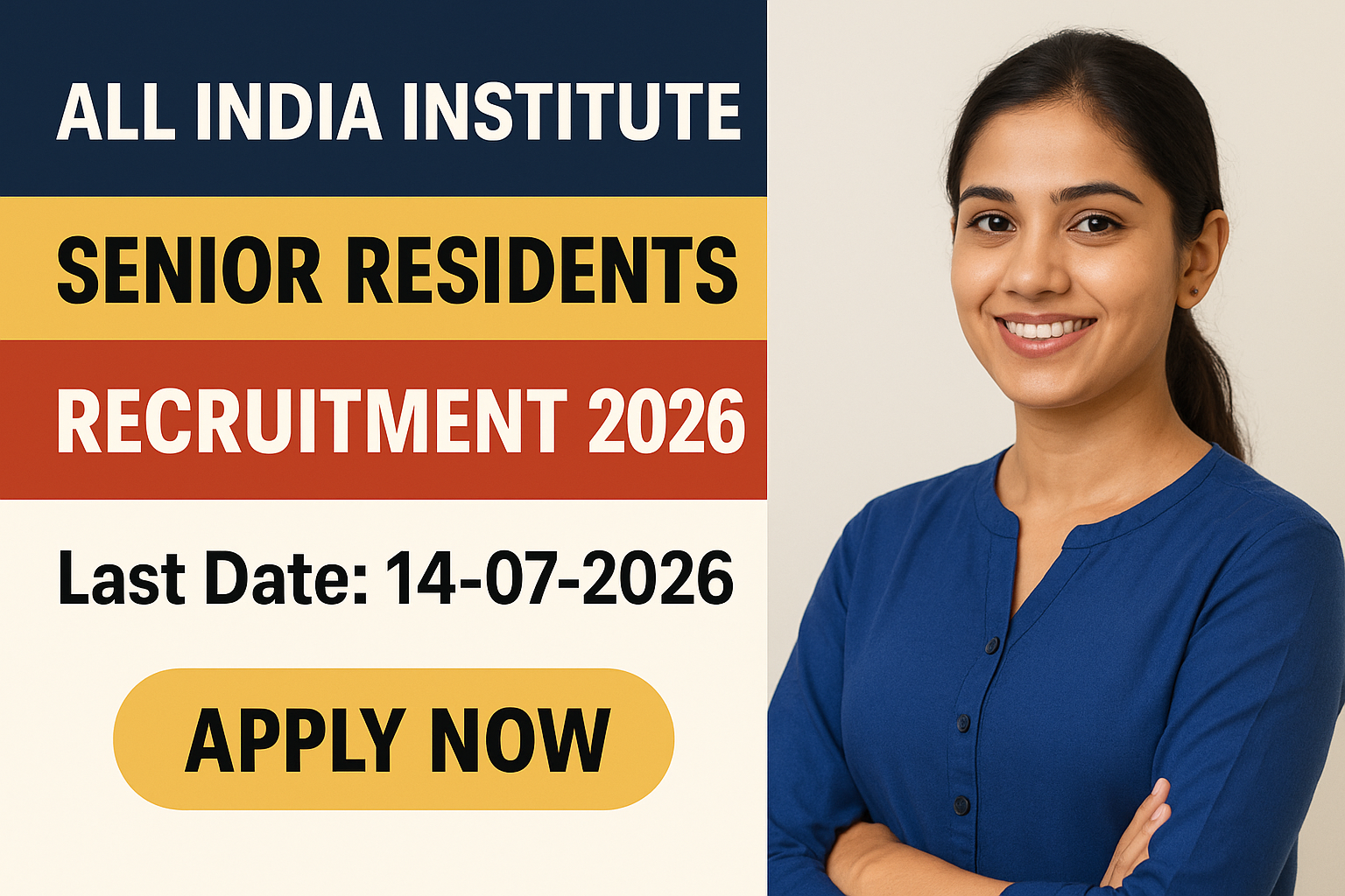AIIMS Raebareli Senior Residents Recruitment 2026 Out - 153 SR Posts Across 37 Specialties Apply Online