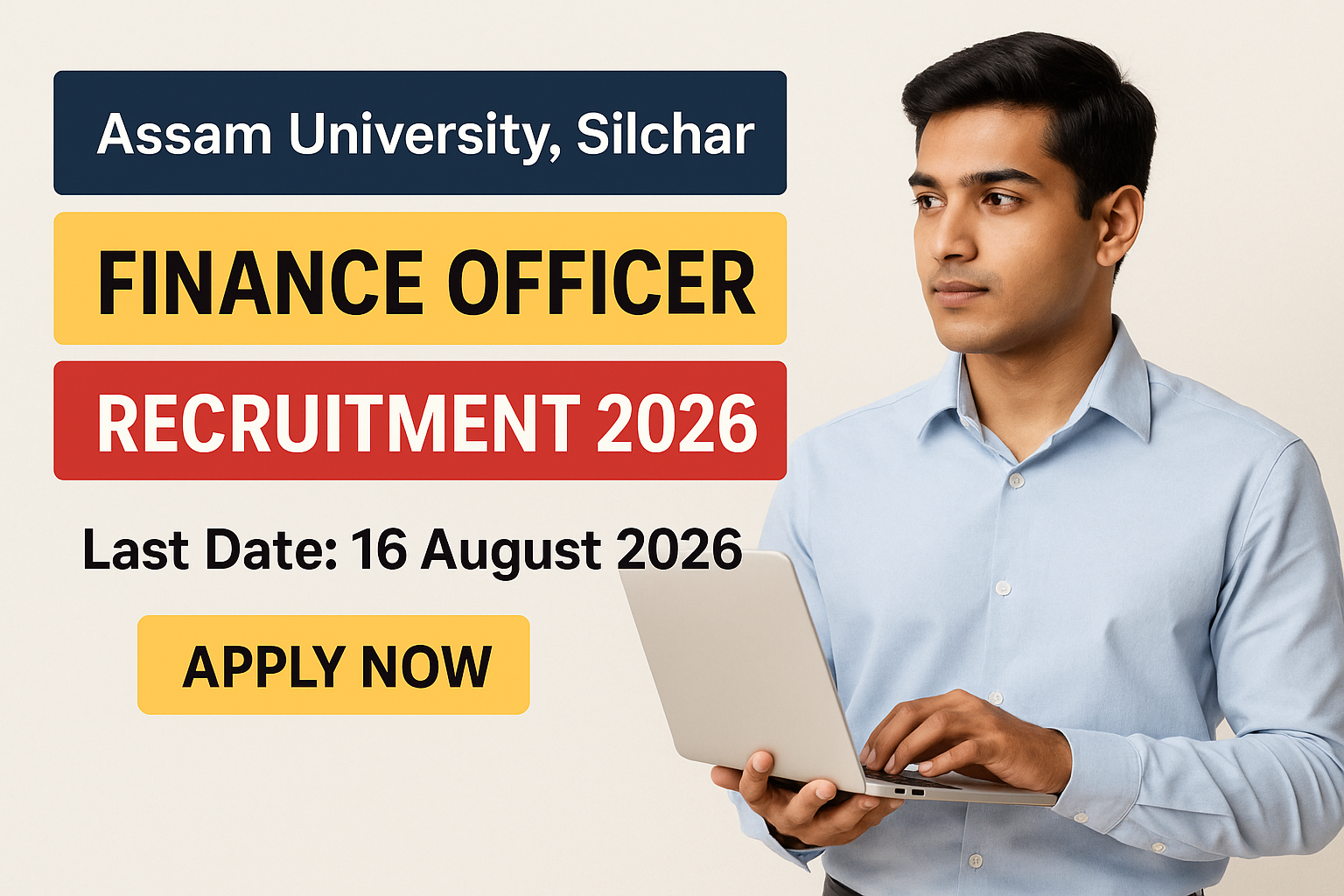 Assam University Non-Teaching Recruitment 2026 notification for 31 posts at Silchar