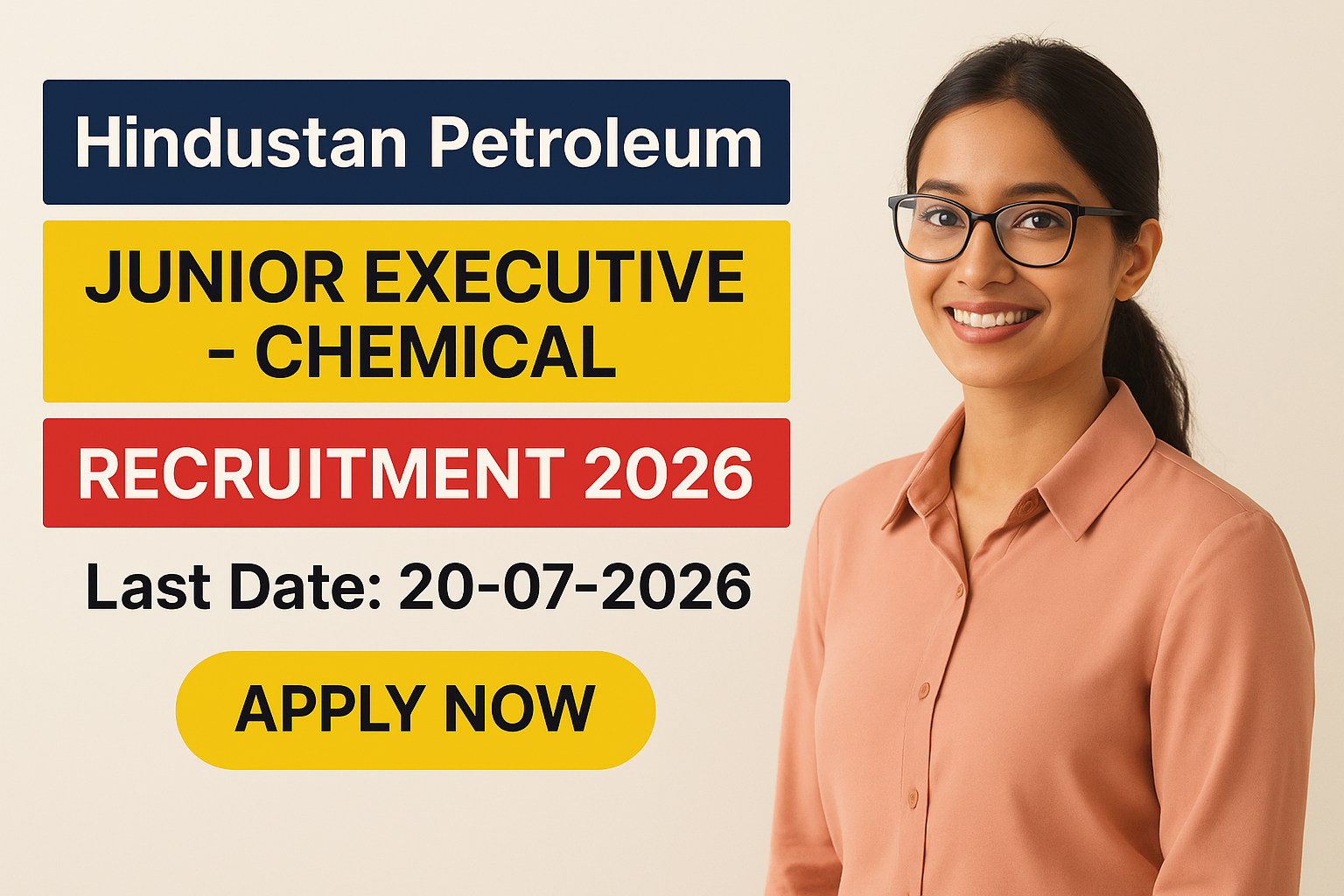 HPCL Junior Executive Recruitment 2026 – 54 Posts Notification Out for Chemical & Fire Safety HPCL Junior Executive Recruitment 2026 Out - 54 Posts Chemical Fire Safety Apply Online at jobs.hpcl.co.in