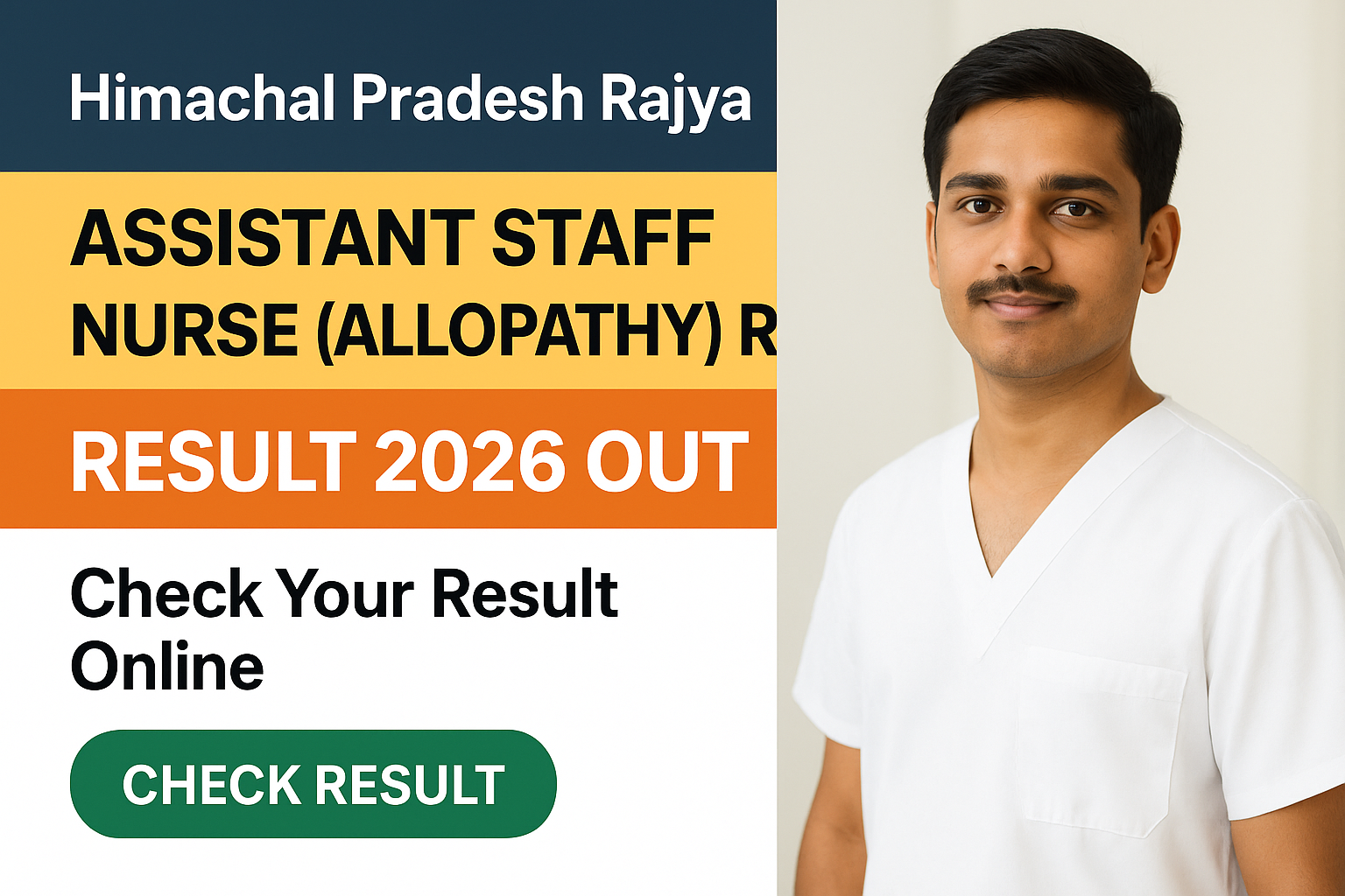 HPRCA Assistant Staff Nurse Revised Final Result 2026 Out - Post Code 25026 Direct Download Link Himachal Pradesh