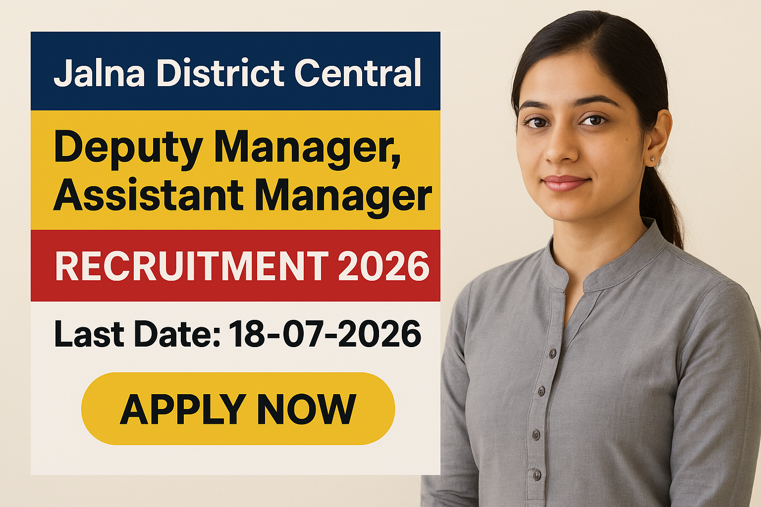 Jalna DCC Bank Recruitment 2026 - Jalna District Central Cooperative Bank Limited Recruitment 2026