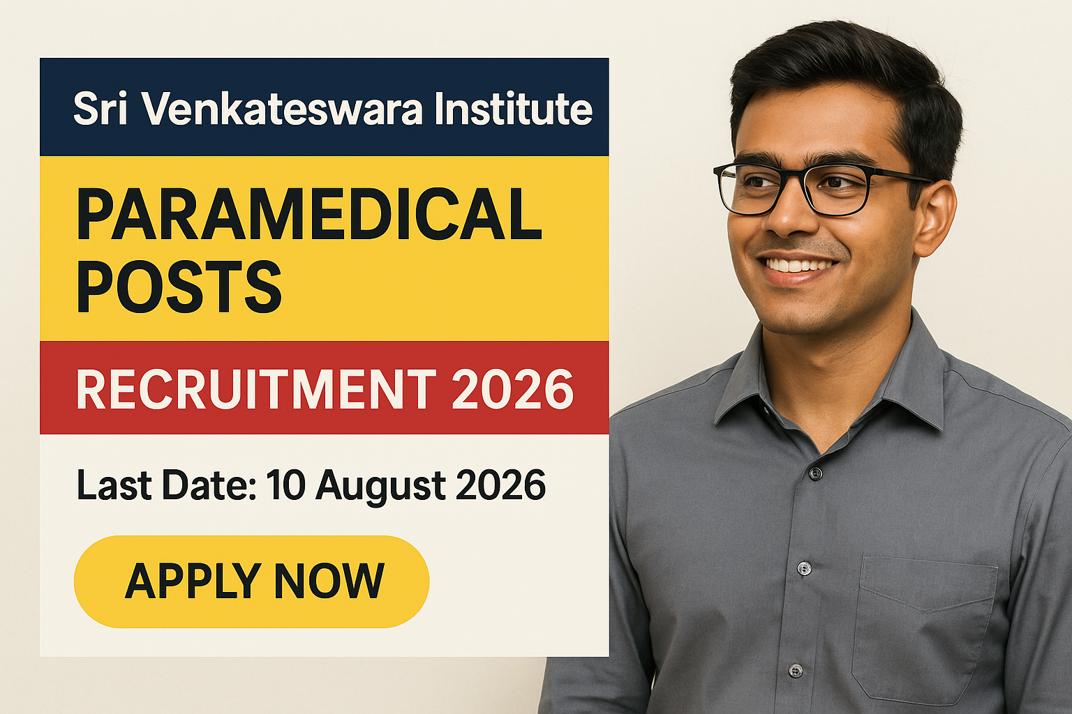 SVIMS Tirupati Recruitment 2026 – 67 Paramedical Non-Paramedical Posts Apply Online svims-recruitment.aptonline.in Last Date 10 August 2026