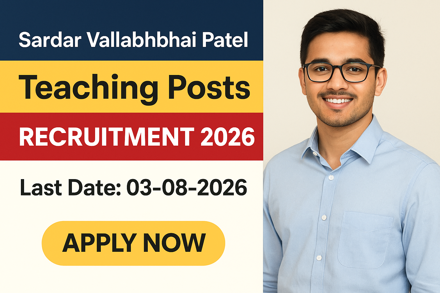 SVPUAT Teaching Recruitment 2026 - Sardar Vallabhbhai Patel University of Agriculture and Technology Recruitment 2026