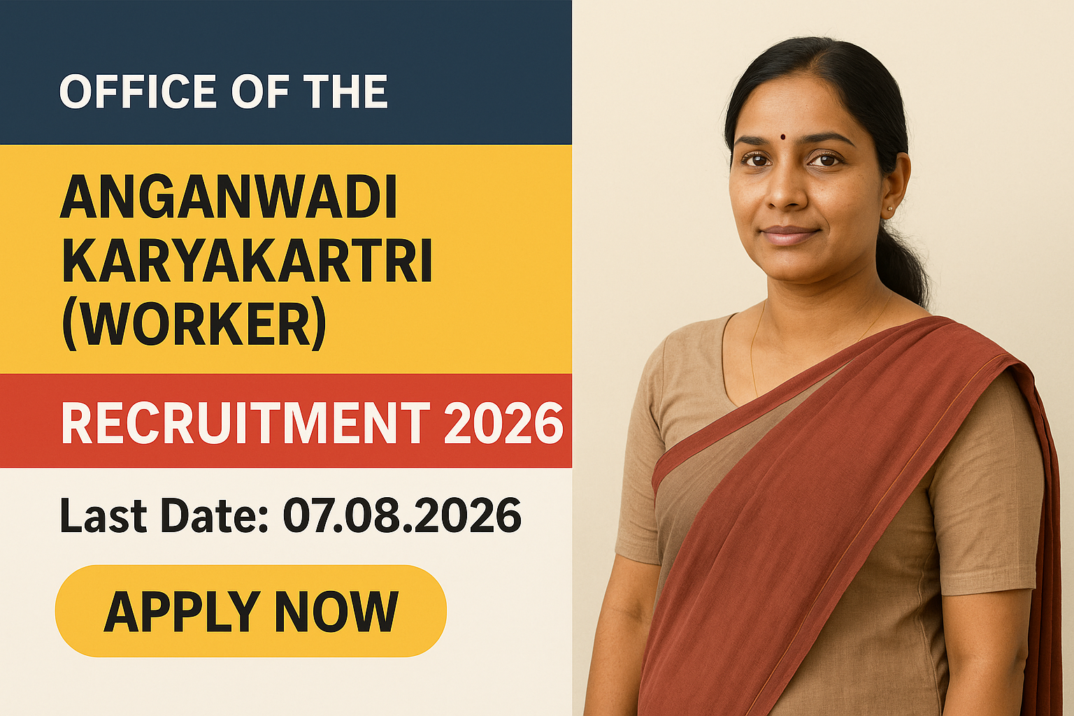 Ghaziabad Anganwadi Recruitment 2026 - Office of the District Programme Officer (Child Development), Ghaziabad Recruitment 2026
