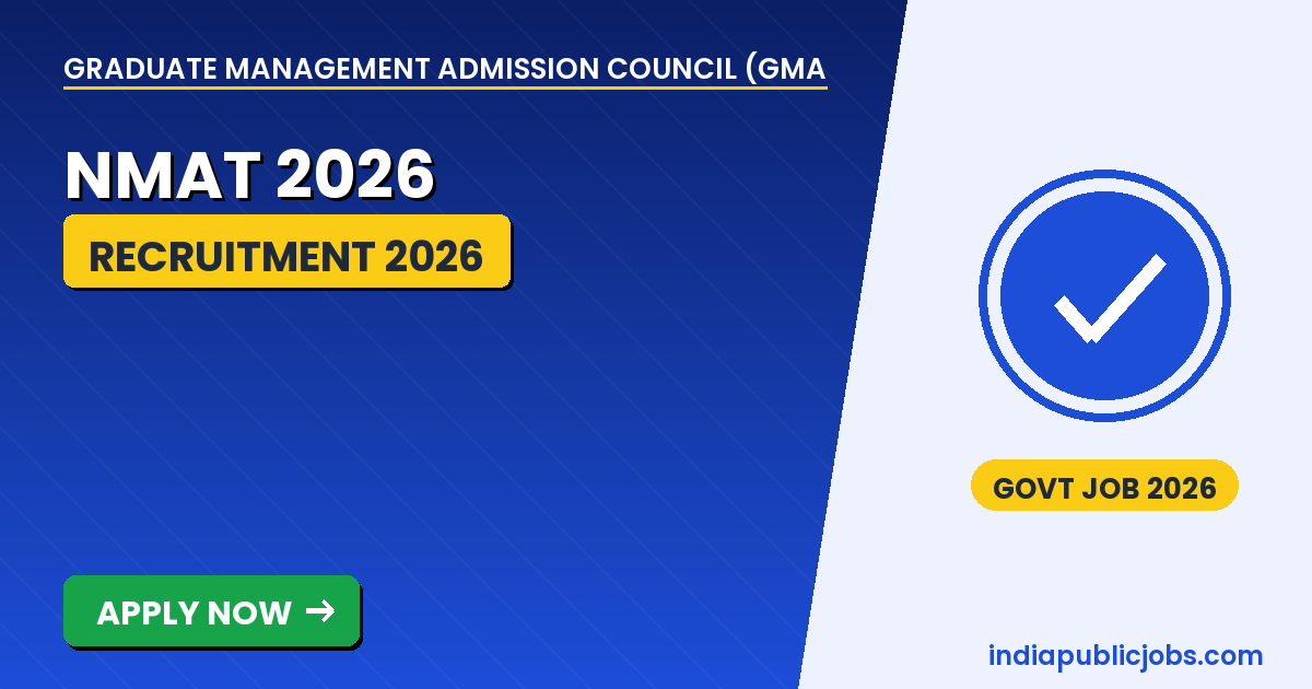 NMAT 2026 registration dates - opens 20 August, closes 10 October 2026, apply at mba.com for MBA admission